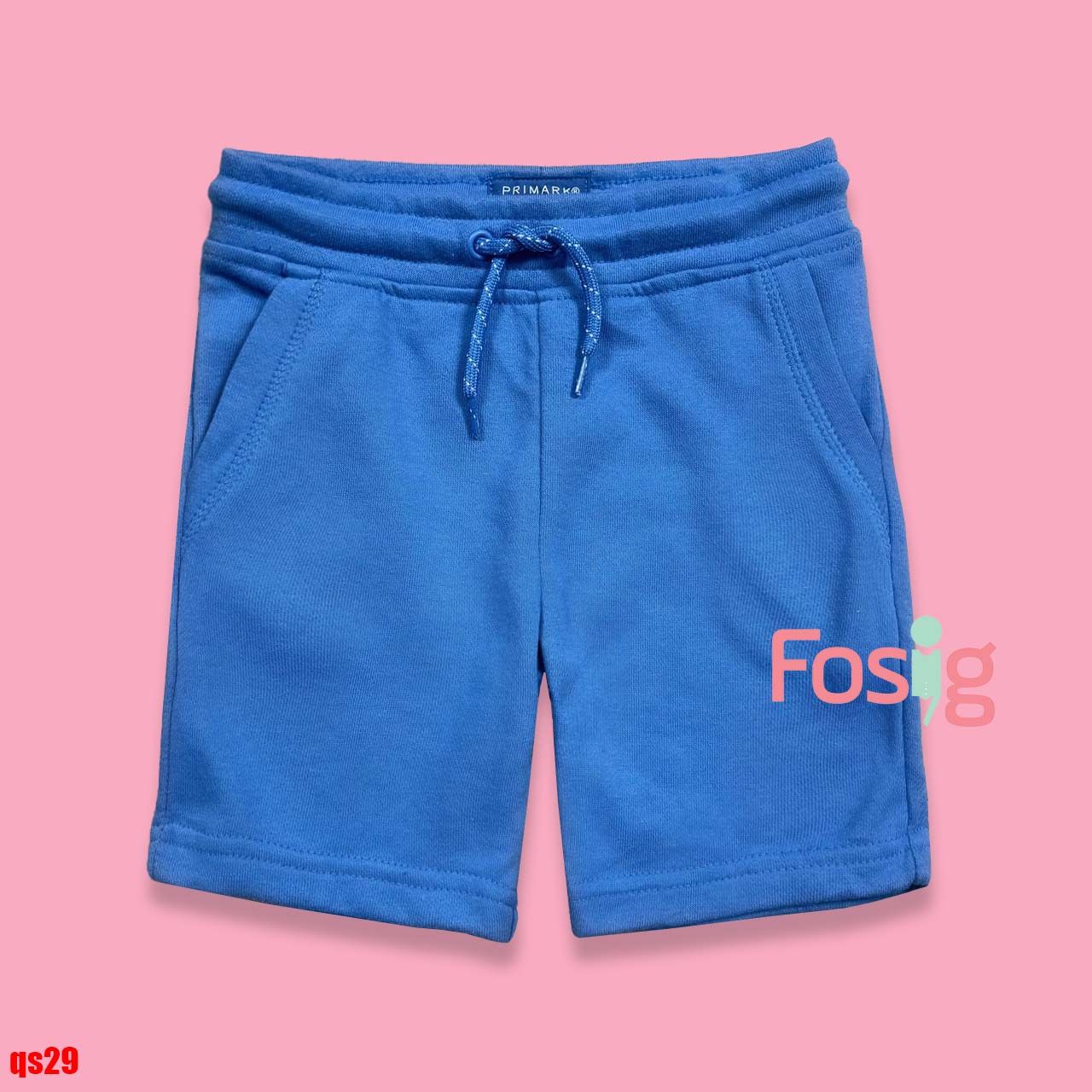  [13-24kg] Quần Short Thun Da Cá Dây Rút PM Bé Trai - Xanh Dương Trơn 