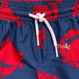  [12-15kg] Set Đồ Bơi Bé Trai Cter- Đỏ cua D74 