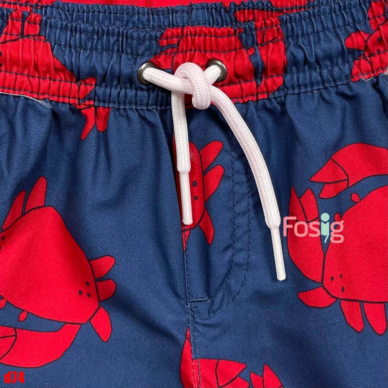  [12-15kg] Set Đồ Bơi Bé Trai Cter- Đỏ cua D74 