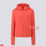  L-XL-XXL Áo khoác chống nắng người lớn cho nữ Uni- Đỏ cam ACN 