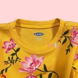  [6-8kg ; 16-17kg] Set Đồ Bộ Dài ON Bé Gái - Vàng Hoa Hồng 