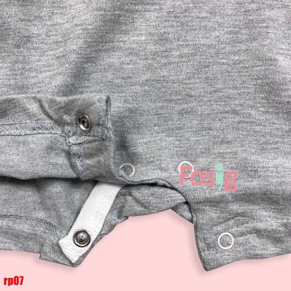  [12-15kg] Romper thun cotton cho bé- Xám Tiger RP07 