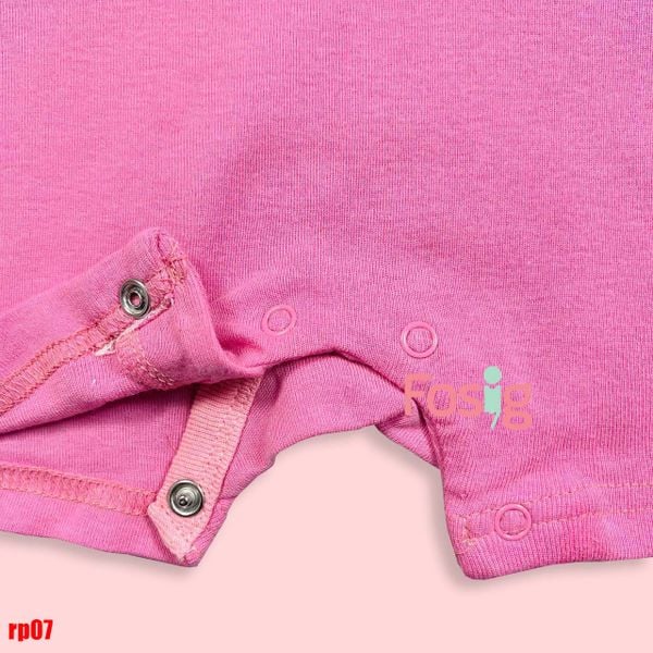  [10-15kg] Romper thun cotton cho bé- Hồng minnie RP07 