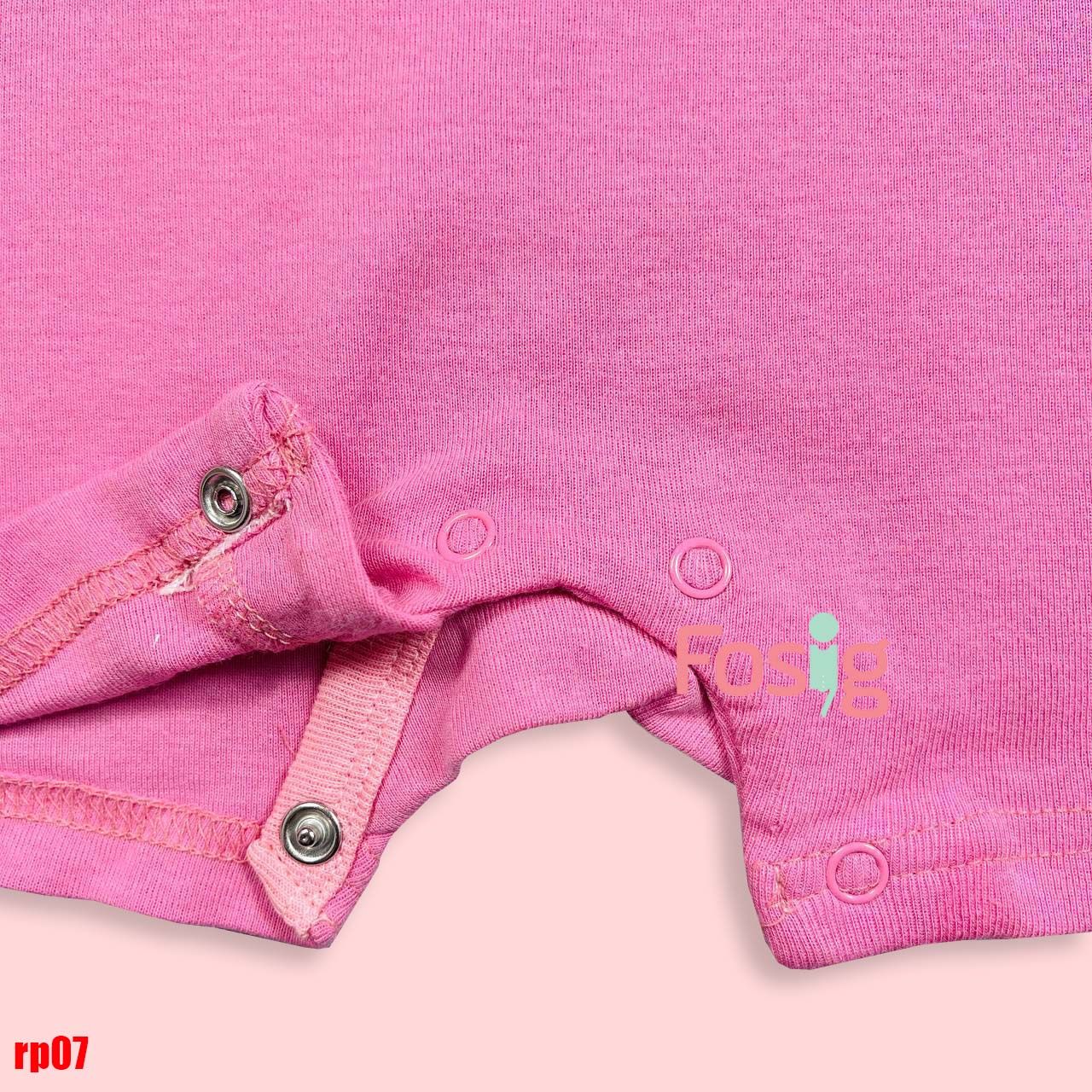  [10-15kg] Romper thun cotton cho bé- Hồng minnie RP07 