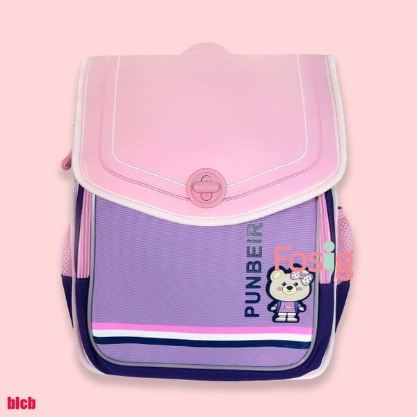  Balo Chống Gù Lưng Cho Bé - Hồng Tím Gấu 