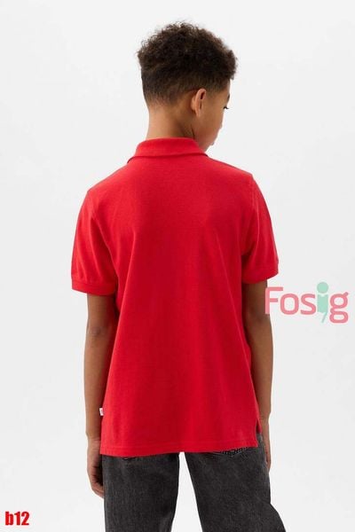  [5-7kg]  Áo thun polo bé trai GP- Đỏ GP trắng B12 