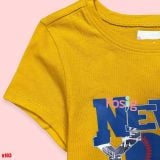  16-18kg 5T Áo thun mát nhẹ bé gái ON- Vàng New York A103 