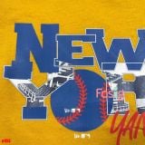  16-18kg 5T Áo thun mát nhẹ bé gái ON- Vàng New York A103 