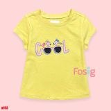  8-11kg; 14-18kg 18M - 24M - 4T -5T Áo thun mát nhẹ bé gái ON- Vàng Cool hồng A103 