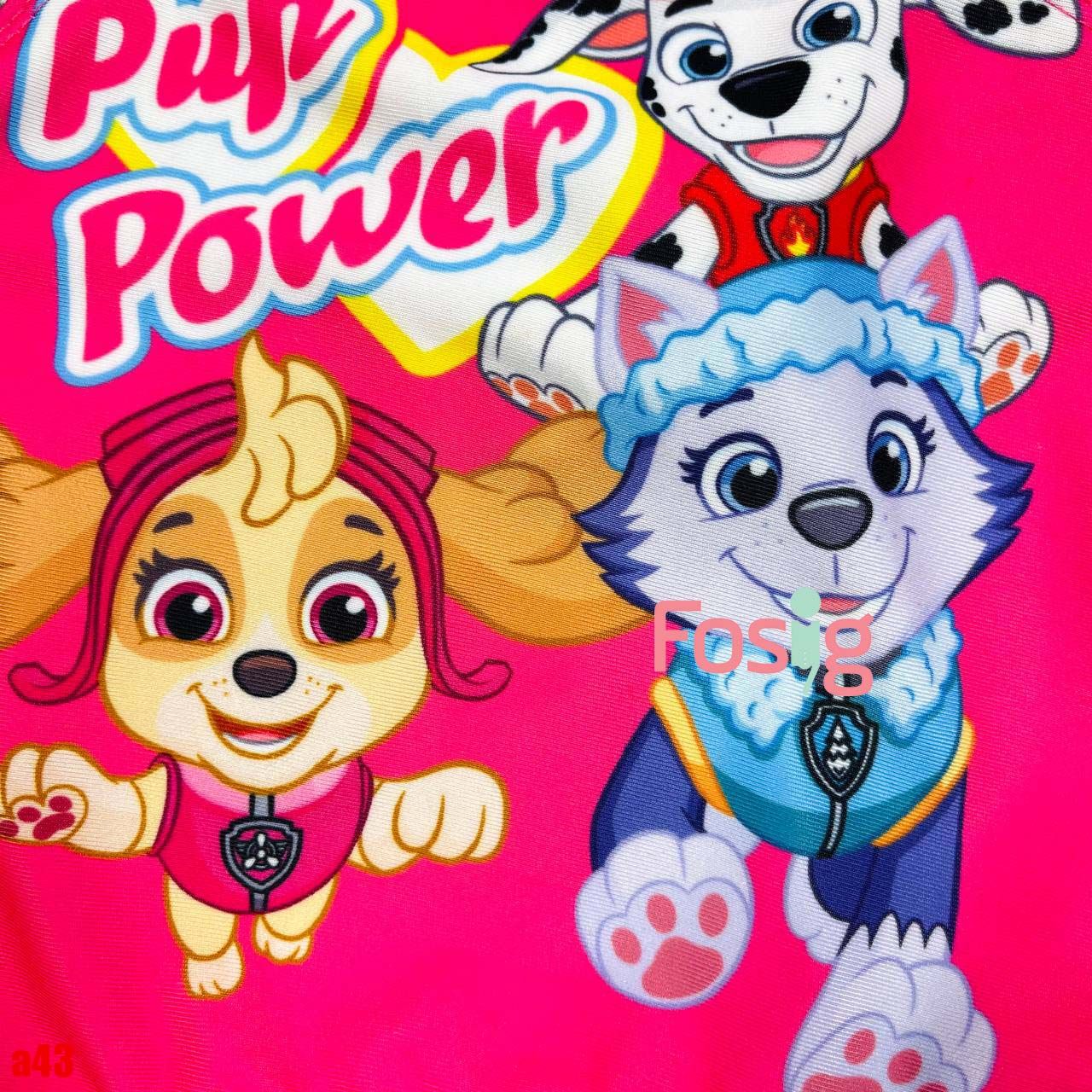  [11-16kg] Đồ Bơi Bé Gái - Hồng Pup Power 