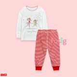  10-27kg Set Đồ Bộ Dài Bé gái Nxt- Trắng chuột DB63 
