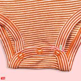  4-5,5kg; 7-7,5kg; 10-13kg 3M-24M Bodysuit Tay Ngắn Bé Trai Cter50- Sọc cam trắng D27 
