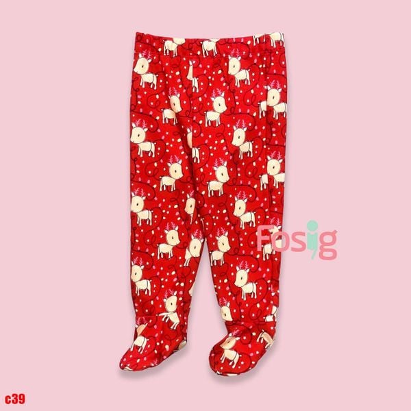  [3-12m] Quần Vớ George [Girl] - Đỏ Tuần Lộc 