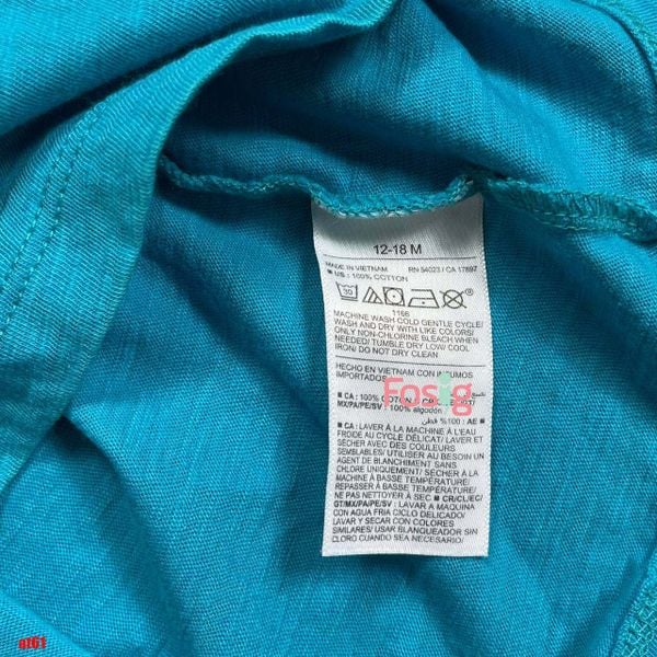  10-15kg Áo thun có cổ bé trai polo ON- Xanh bích AT 