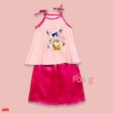  10-12kg; 18-22kg Set áo yếm lễ hội cho bé gái- Hồng A104 