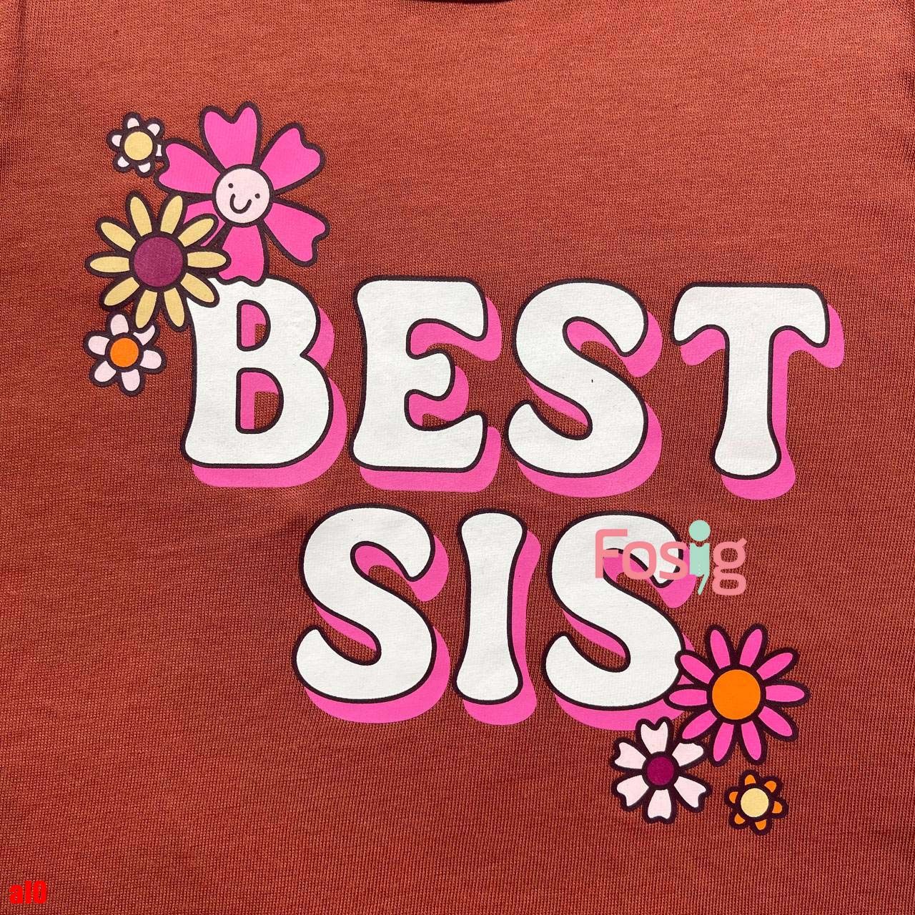  [13-16kg] Áo thun tay dài bé gái Jb- Nâu best Sis AL0 