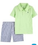  3-9kg 3M-12m  Set 3 áo thun tay ngắn bé trai CTer- S3A12T 