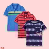  3-9kg 3M-12m  Set 3 áo thun tay ngắn bé trai CTer- S3A12T 