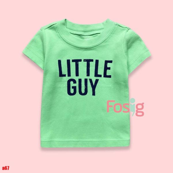  [3m,6m] Áo Thun Tay Ngắn Sơ Sinh Bé Trai Cter - Xanh Lá Little 
