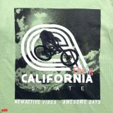  38-45kg Áo thun tay ngắn bé trai siêu nhân H- Xanh Californie Man AT34 