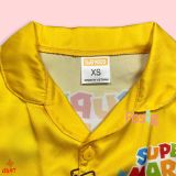  [11-23kg] Đồ bộ tay ngắn bé trai SB- Vàng Mario DB97 