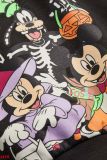  2T-10T Áo Sweater da cá cho bé- Đen halloween Booo A110 