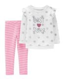  3M-2T Áo Sweater da cá cho bé gái- Trắng Best sister A111 