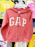  43-50kg  XS, XL-XXL Áo khoác G bé gái- Hồng chữ viền hồng AK04 