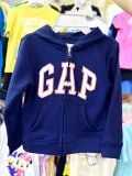  17-55kg  XS-XXL Áo khoác G bé gái- Navy chữ viền hồng AK04 