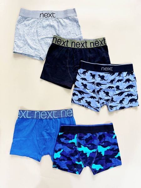  12-25kg 3T-10T Set 5 quần boxer bé trai- S5Q01 