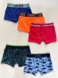  12-25kg 3T-10T Set 5 quần boxer bé trai- S5Q01 
