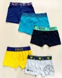 12-25kg 3T-10T Set 5 quần boxer bé trai- S5Q01 