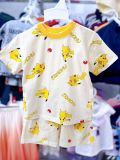  12-14kg; 27-33kg Đồ bộ ngắn H..M form manly, thoáng mát cho bé trai- Vàng nhạt Pika DB81T 