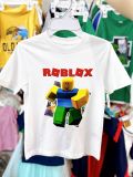  25-30kg; 35-45kg XS-2XL Set 3 áo ROBLOX, áo minecraft tay ngắn xịn. Tự tin, Cực ngầu- S3A17 