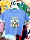  25-30kg; 35-45kg XS-2XL Set 3 áo ROBLOX, áo minecraft tay ngắn xịn. Tự tin, Cực ngầu- S3A17 