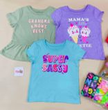  [6-17kg] Set 3 Áo Thun Tay Ngắn PL Gara Bé Gái - Combo màu ngẫu nhiên 