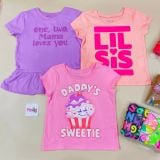  [6-17kg] Set 3 Áo Thun Tay Ngắn PL Gara Bé Gái - Combo màu ngẫu nhiên 