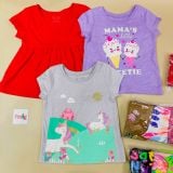  [6-17kg] Set 3 Áo Thun Tay Ngắn PL Gara Bé Gái - Combo màu ngẫu nhiên 