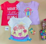 [6-17kg] Set 3 Áo Thun Tay Ngắn PL Gara Bé Gái - Combo màu ngẫu nhiên 