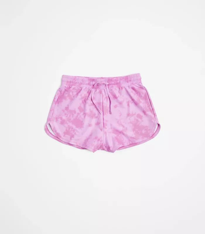  [19-32kg ] Quần Short Da Cá GP Bé Gái - Hồng Tím Loang 