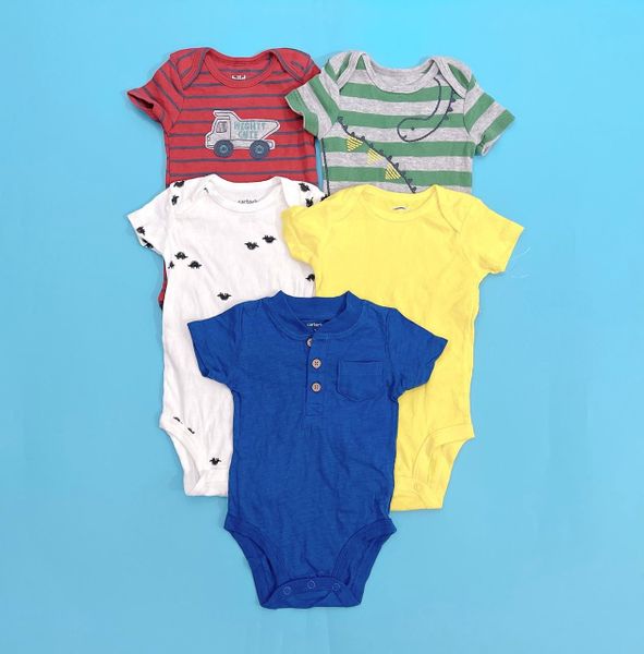  [0-24m] Bodysuit Lẻ Tay Ngắn Bé Trai Cter - Hàng tuyển chọn 