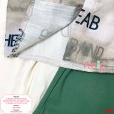 [7-13kg; 16-21kg] Set Đồ Bộ Ngắn Sơ Mi Kate Bé Trai - Xám Rêu Loang 