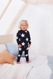  [7-18kg] Set Đồ Bộ Dài Bé Trai Nxt - Navy Sao Trắng 