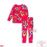  [7-12kg ; 37-40kg] Set Bộ Dài Bé Gái Nxt - Đỏ Hoa Màu 