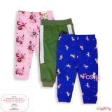  [8-16kg] Set 3 Quần Da Cá Gara Bé Gái - Combo màu ngẫu nhiên 