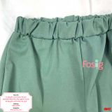  [7-13kg; 16-21kg] Set Đồ Bộ Ngắn Sơ Mi Kate Bé Trai - Xám Rêu Loang 