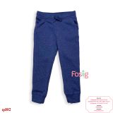  [38-43kg] Quần Dài Nỉ Oskos Bé Gái - Navy Trơn 