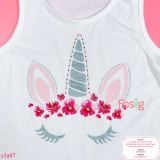  [21-45kg] Set 3 Áo Thun Sát Nách 3Lỗ Bé Gái PL - Combo ngẫu nhiên 