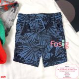  [10-14kg và 17-20kg] Quần Short Thun Da Cá Dây Rút PM Bé Trai - Navy Lá Đen 