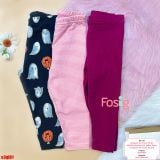  [6-18kg 24-33kg] Set 3 Quần Dài Legging Cter Bé Gái Mix Nhiều Màu - Combo Màu Ngẫu Nhiên 